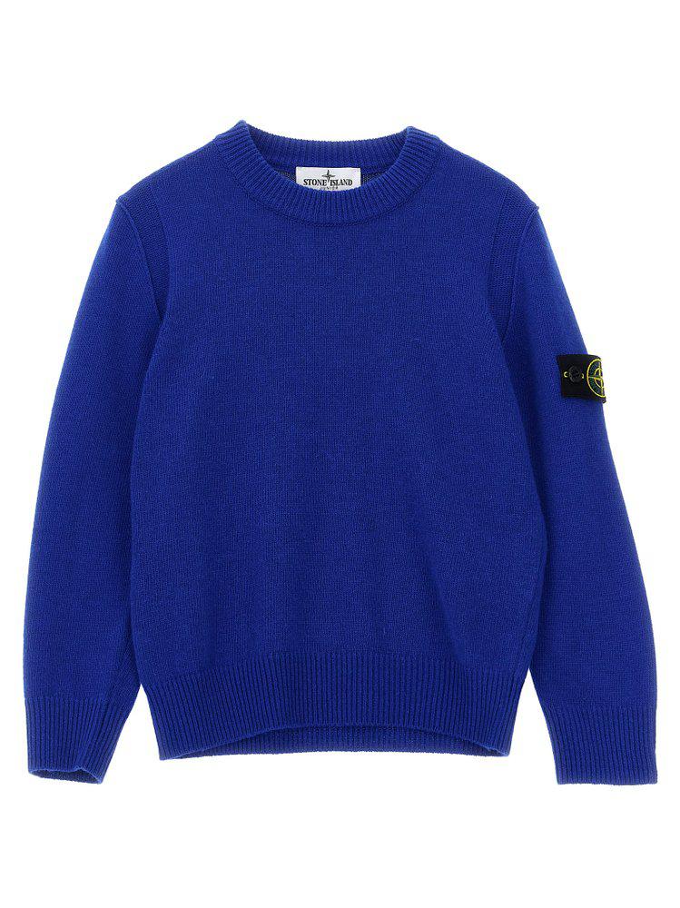 Stone Island Junior Stone Island Junior Logo Patch Knitted Jumper