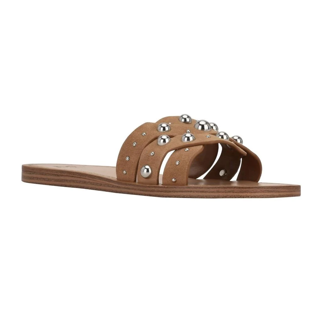 Marc Fisher Paxton Sandal In Medium Natural 2