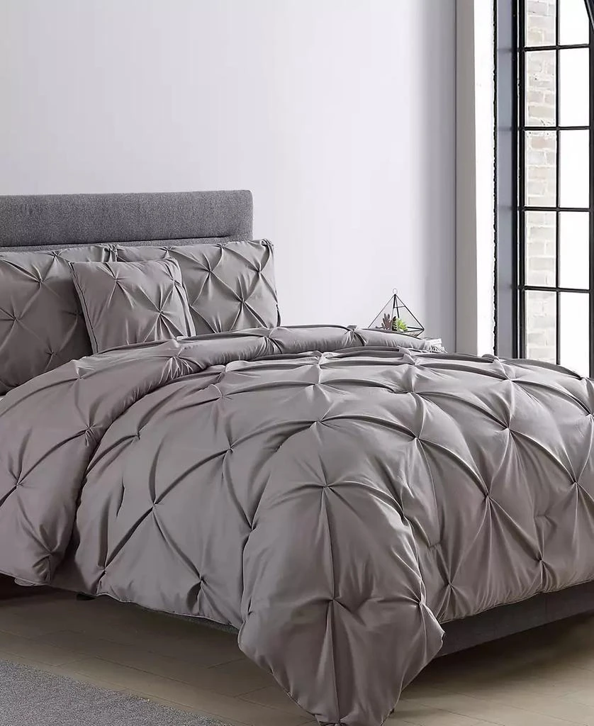 VCNY Home Carmen Pintuck 4 Piece Comforter Set 3