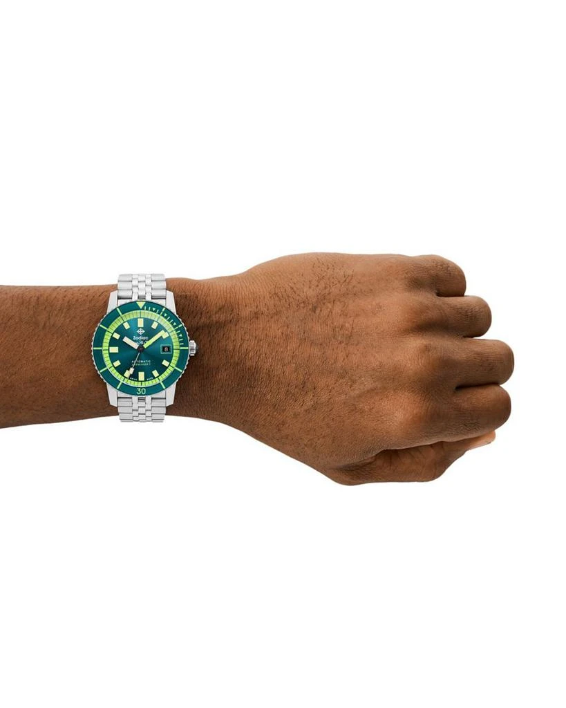 ZODIAC Compression Diver Automatic Stainless Steel Watch, 40mm 2