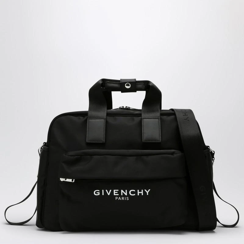 Givenchy Black baby changing bag with logo 1