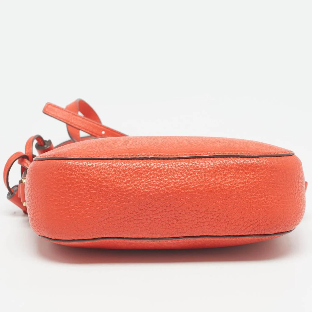 Tory Burch Tory Burch Orange Leather Mcgraw Camera Crossbody Bag 6