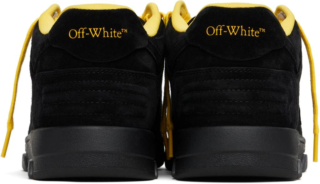 Off-White Black & Yellow Out Of Office Sneakers 2