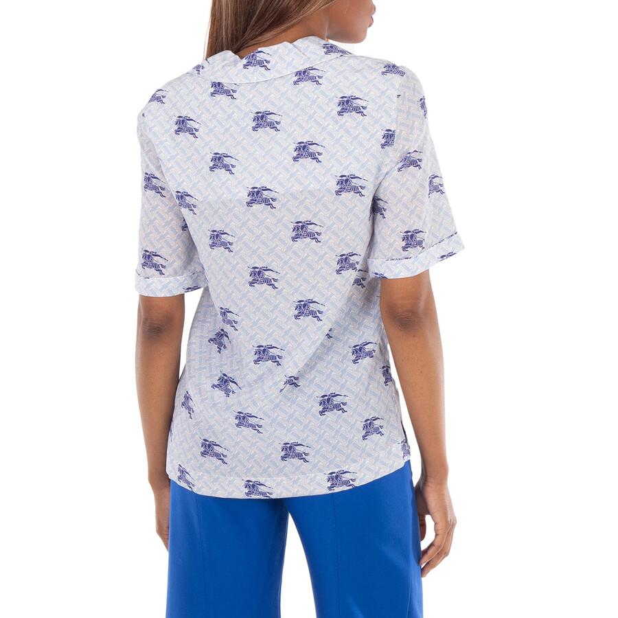 BURBERRY モノグラムシルクシャツ BURBERRY モノグラムシルクシャツ 【公式通販】