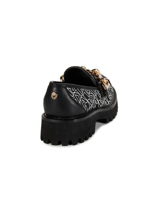 Karl Lagerfeld Paris Gala Monogram Chain Trim Loafers 3
