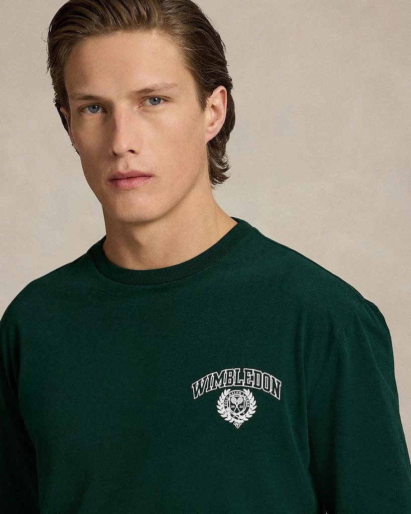 Ralph Lauren Wimbledon Classic Fit Long Sleeve Logo Tee 4