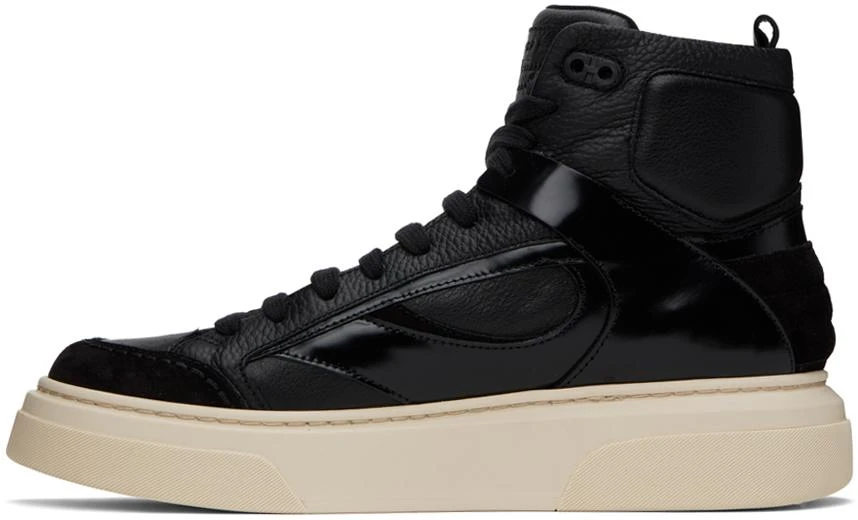 Salvatore Ferragamo Black Cassio Sneakers 3