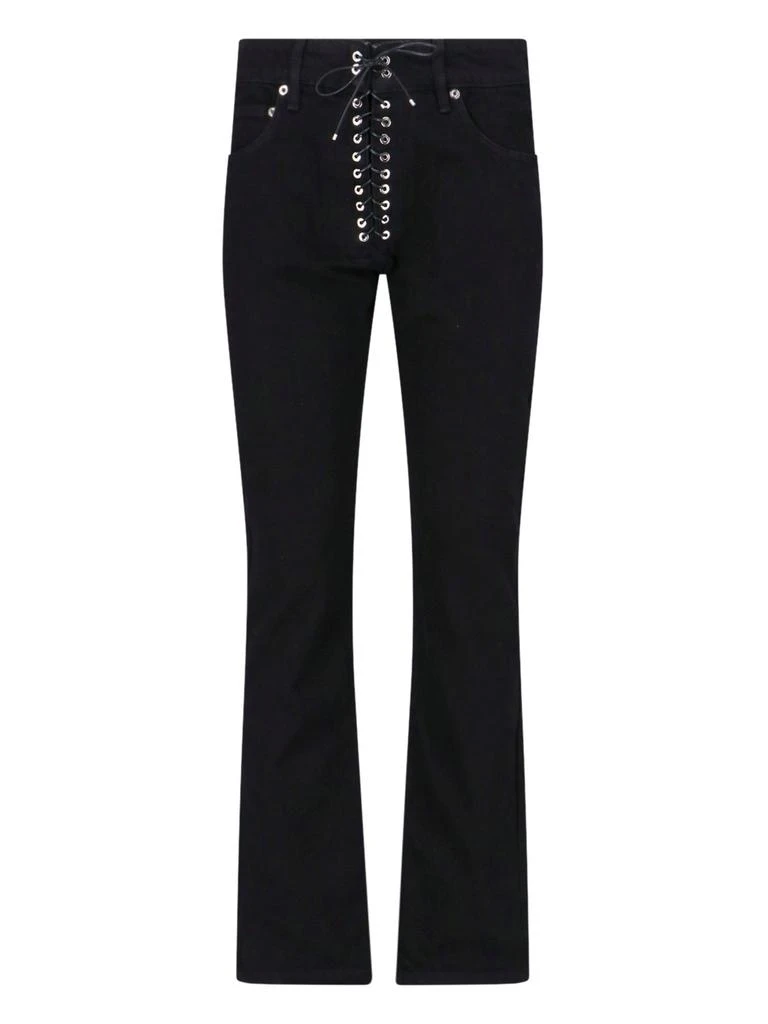 Ludovic de Saint Sernin Ludovic de Saint Sernin Lace-Up Jeans 1