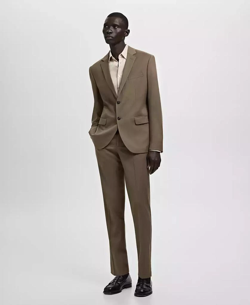 Mango Men
s Stretch Fabric Super Slim-Fit Suit Jacket 2