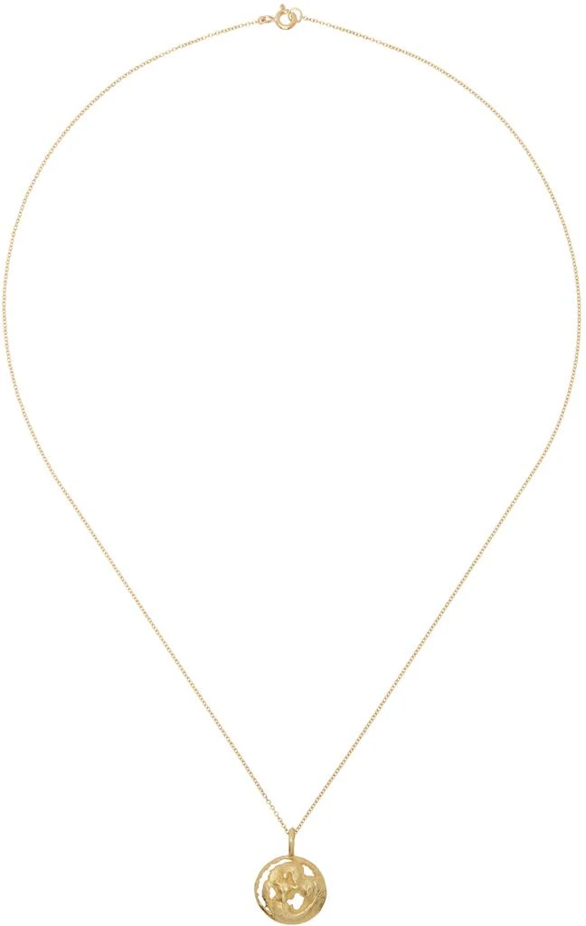 ELHANATI Gold Star Sign Virgo Necklace 1