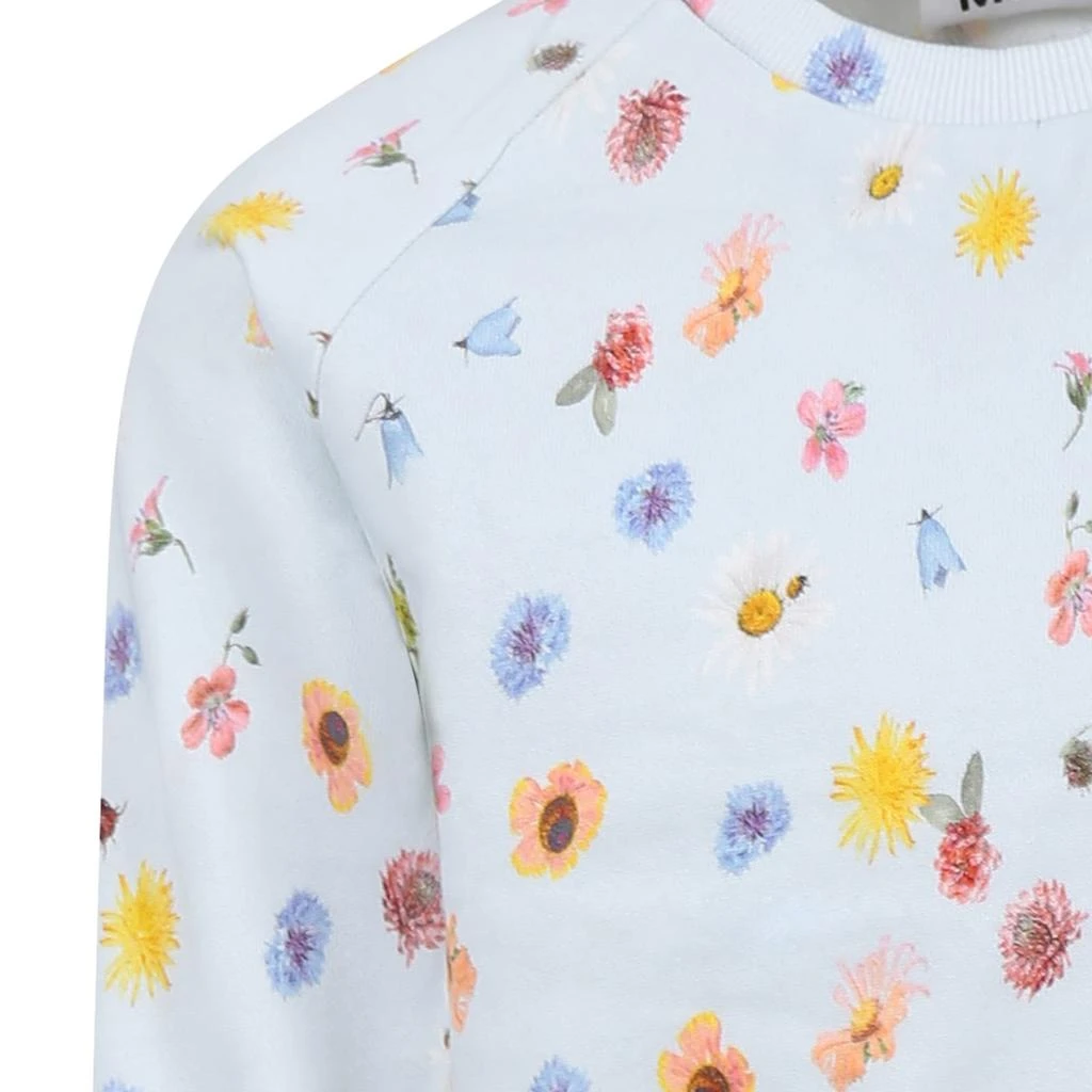MOLO Light Blue Sweatshirt For Girl With Smiley 3