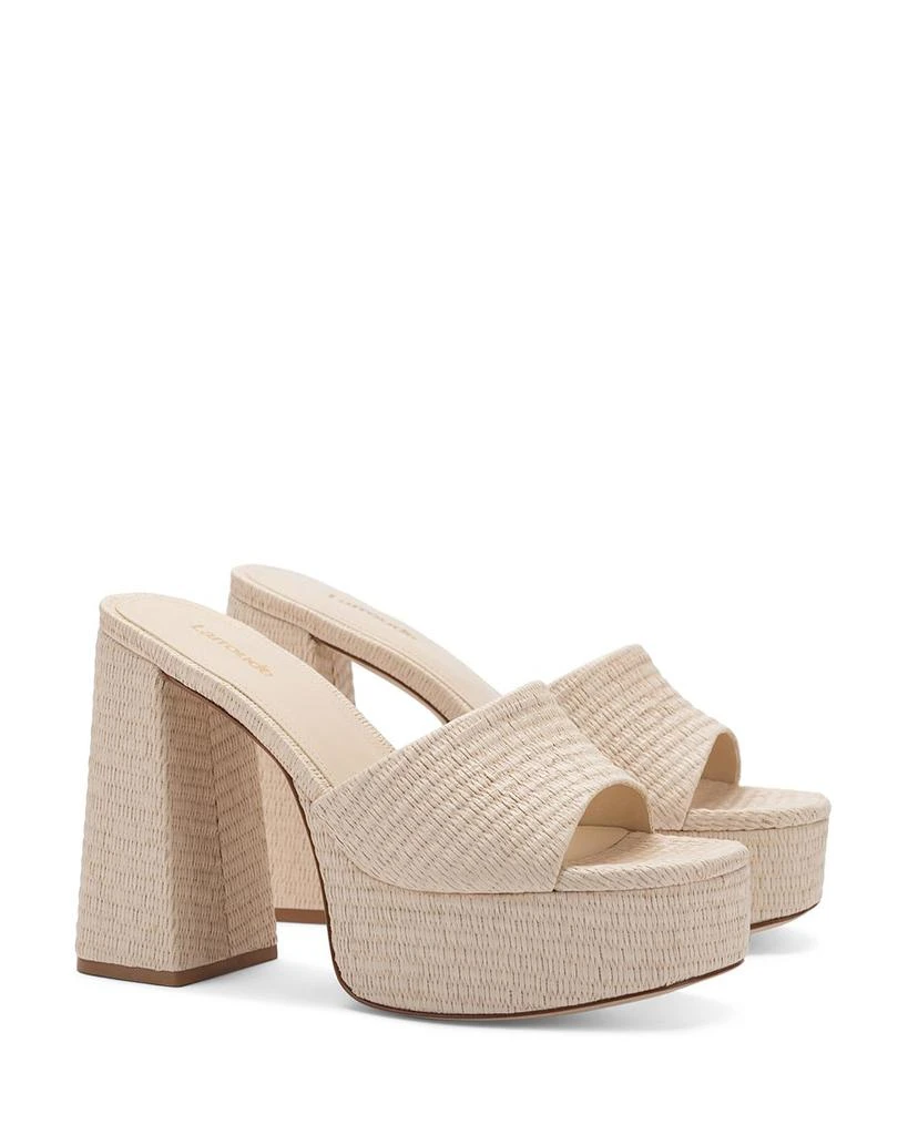 Larroudé Women's Dolly Slip On Platform High Heel Sandals 1