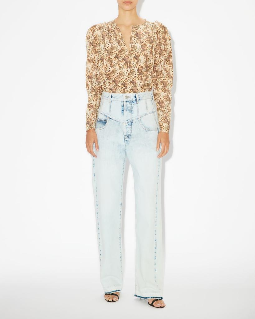 Isabel Marant ISABEL MARANT, ZARGA TOP - Women - Orange - 36