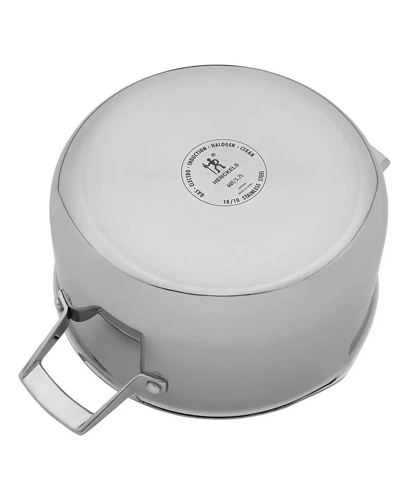 ZWILLING HENCKELS CLAD H3 6 Qt Stainless Steel Dutch Oven with Lid 4