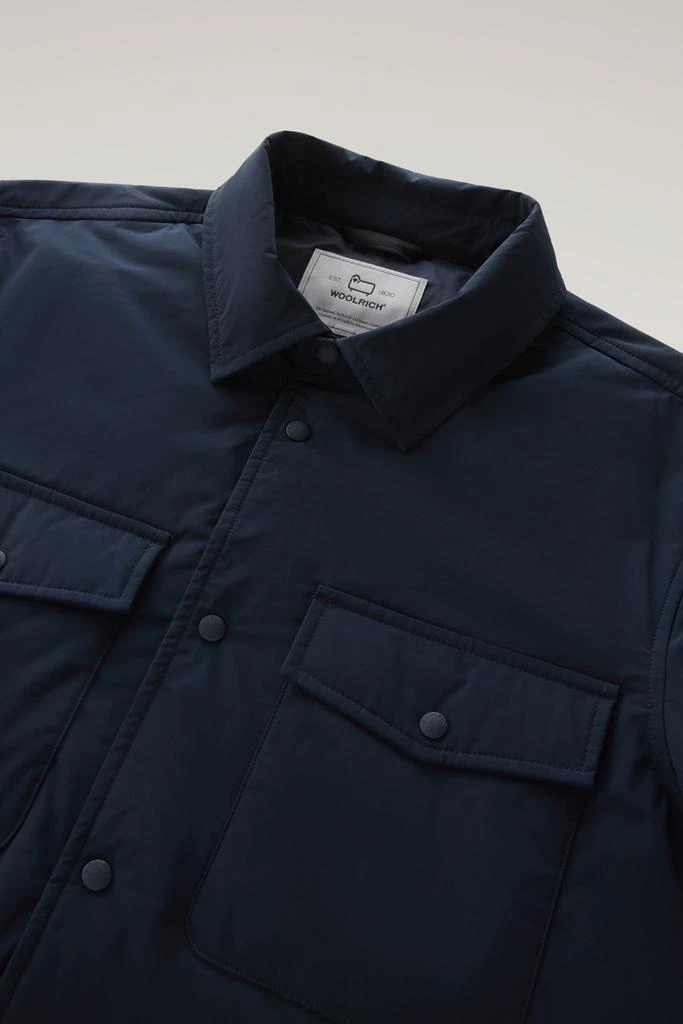 Woolrich Alaskan Padded Shirt Jacket in Urban Touch - Men - Blue 2