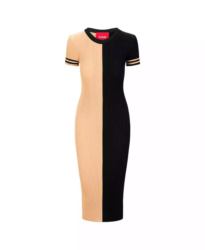 Staud Women's Gold/Black New Orleans Saints Colleen Dress 4