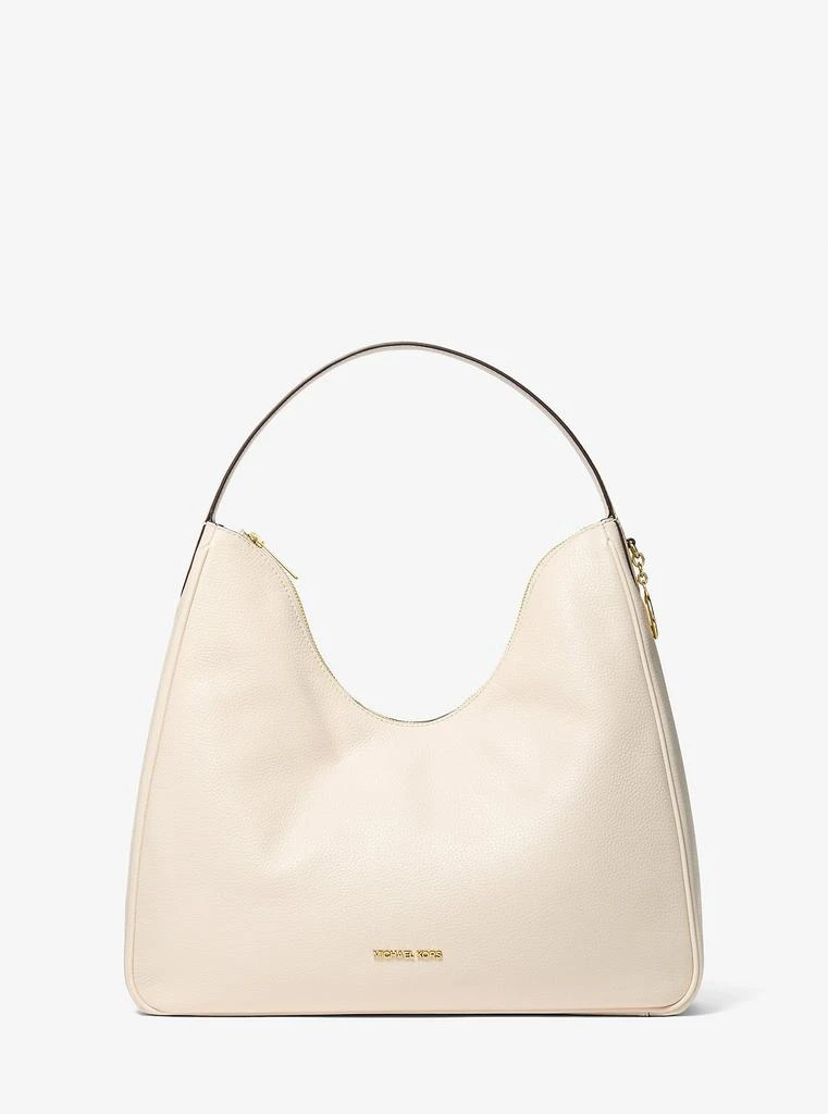 Michael Kors Outlet Nayla Medium Pebbled Leather Shoulder Bag
