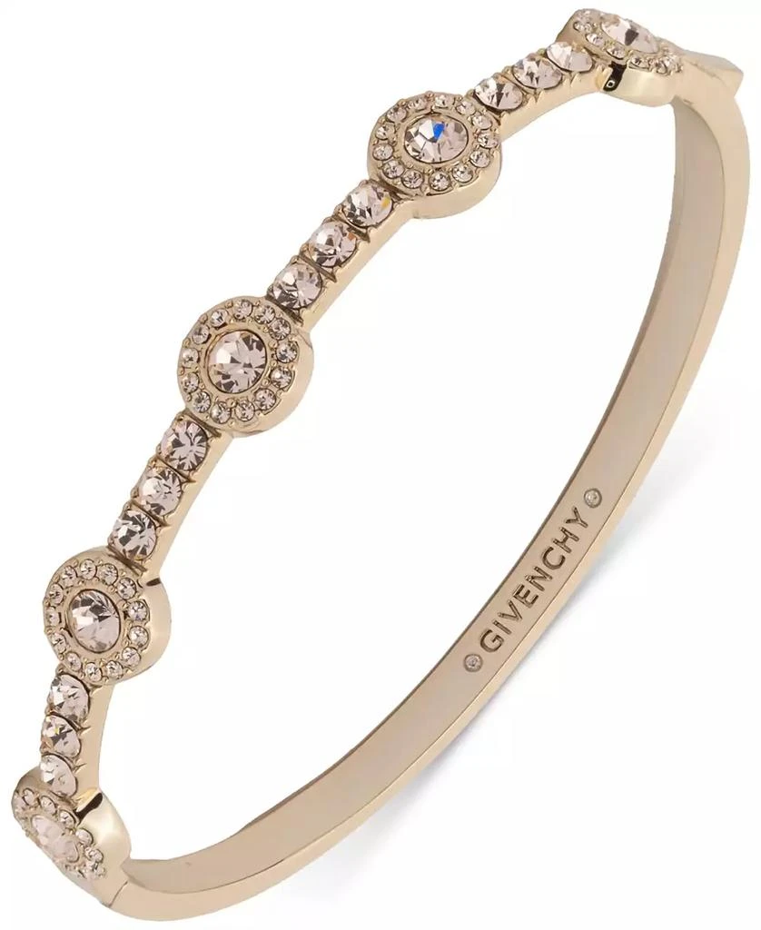 Givenchy Crystal Halo Station Bangle Bracelet 1