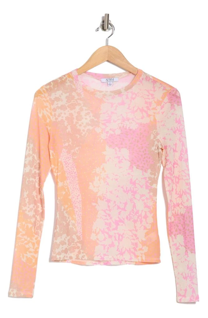 AFRM LOS ANGELES Sunny Long Sleeve Mesh Top 1