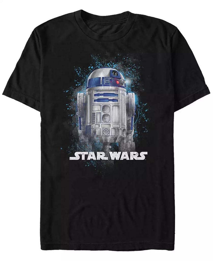 Star Wars Star Wars Men's Classic R2-D2 Paint Splatter Short Sleeve T-Shirt