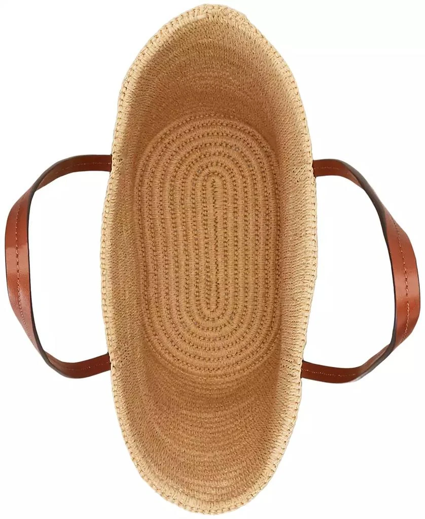 Ralph Lauren Straw Brie Tote Bag 5
