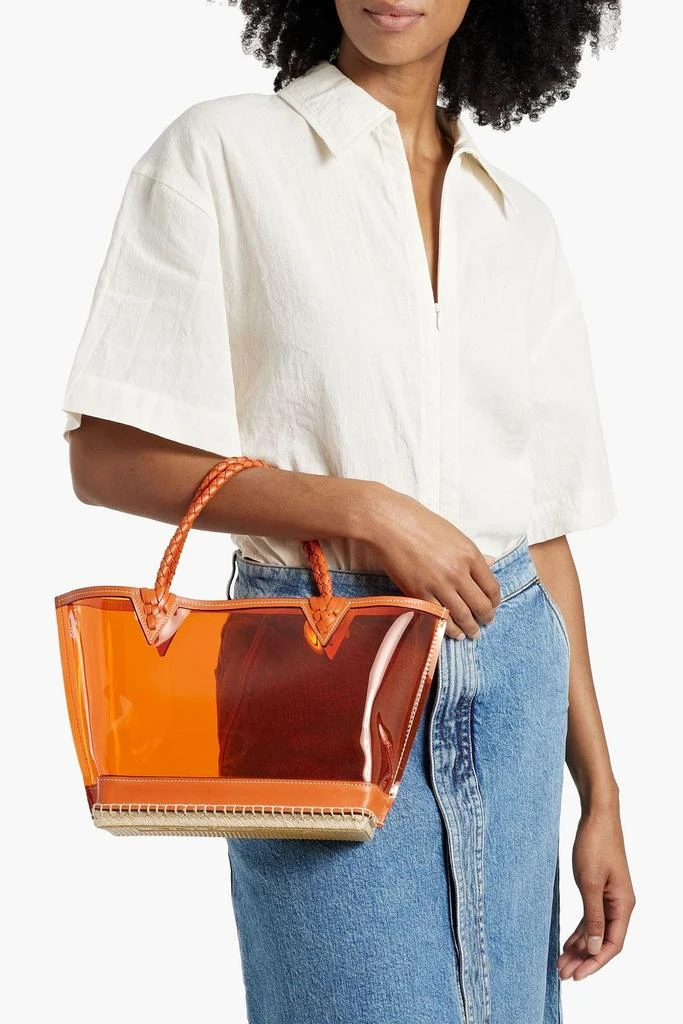 Altuzarra Leather-trimmed PVC tote 2