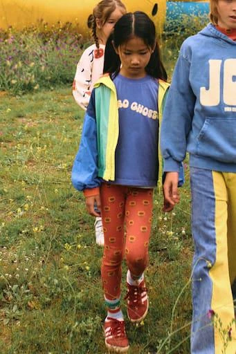 BOBO CHOSES Sunflower cotton-blend jersey leggings 4