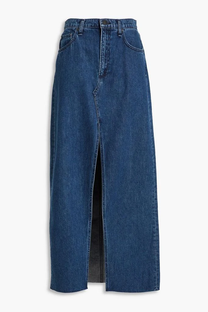 Rag & Bone Avery denim maxi skirt 1