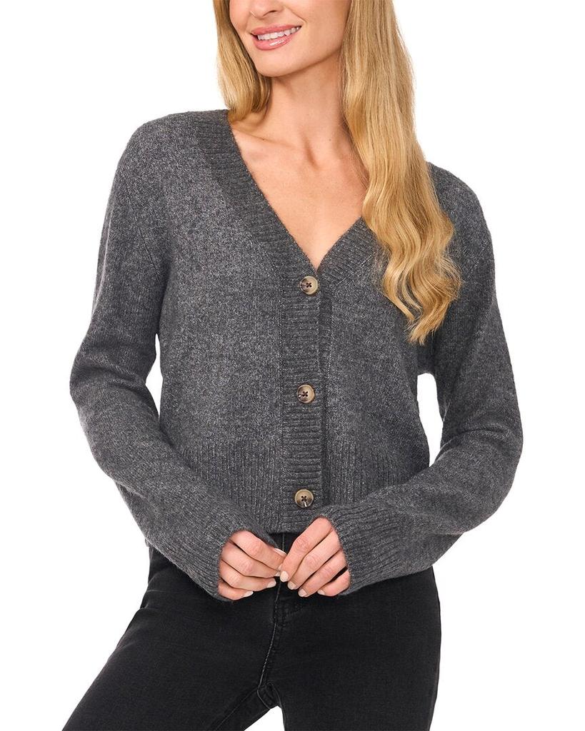 CeCe V-Neck Crop Cardigan