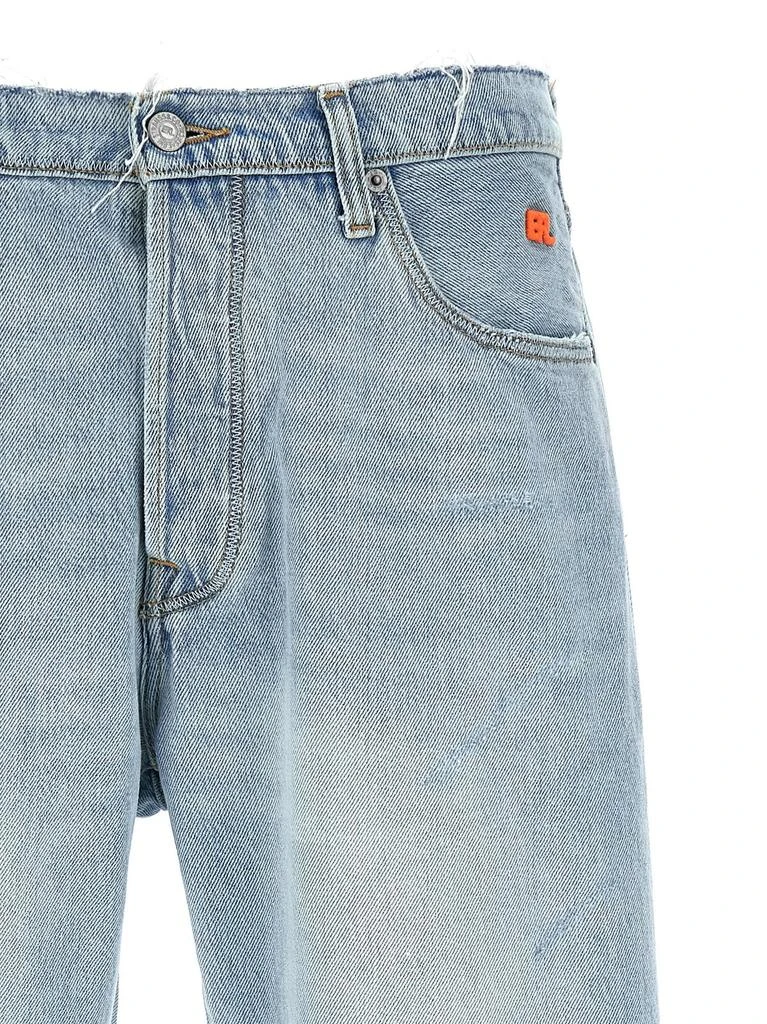 ERL Erl X Levi's 501 Straight-Leg Slit Jeans 3