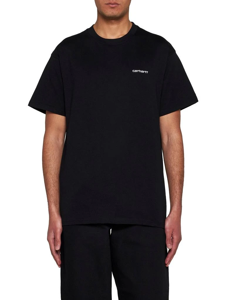Carhartt WIP CARHARTT WIP | Black S/S Script Embroidery T-shirt | Man | S 3