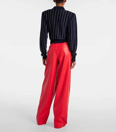 Stella McCartney Pinstripe wool polo sweater 3