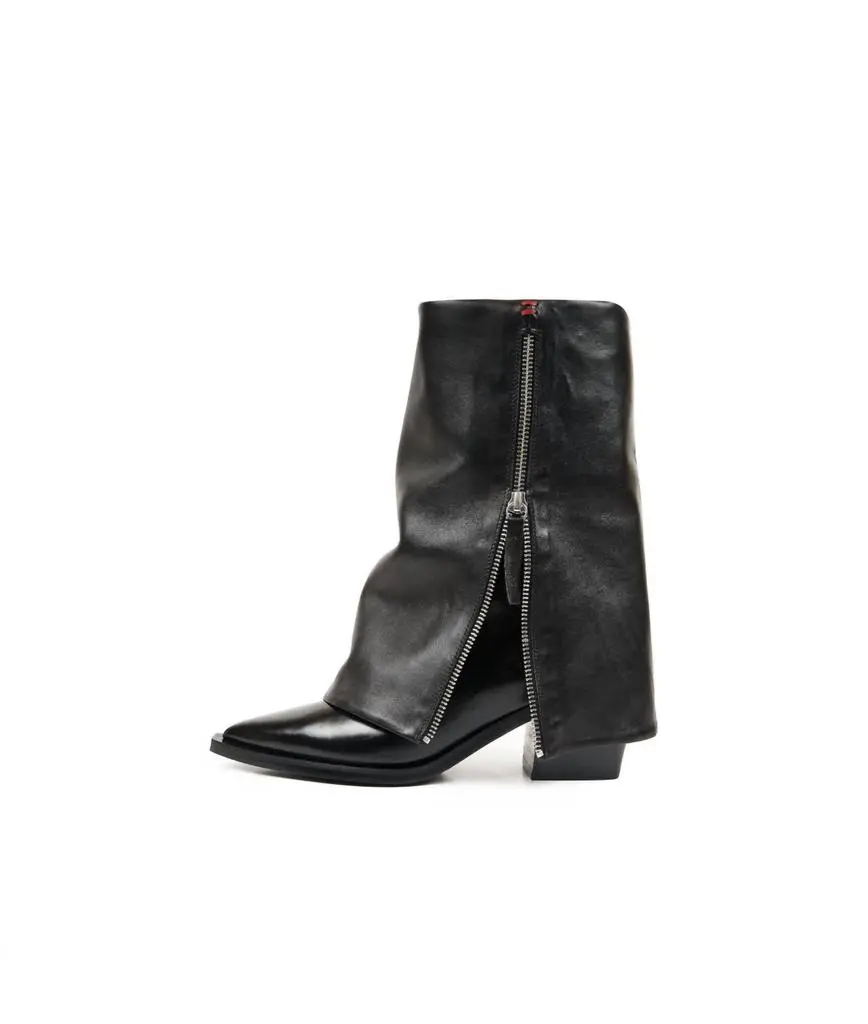 HALMANERA Halmanera - Women's Foldover Lug Sole Boot
