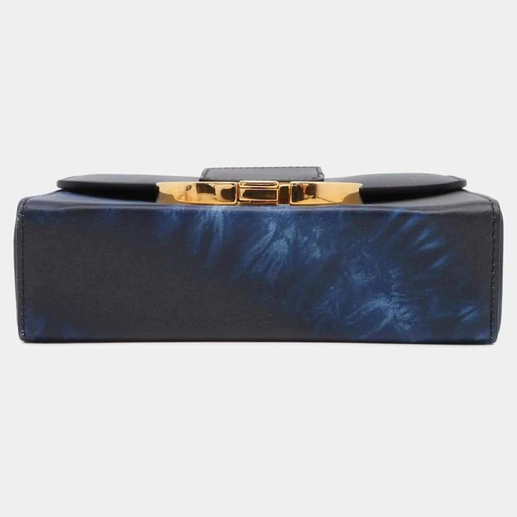 Dior Dior Blue Leather Graphic Print 30 Montaigne Box Bag 3