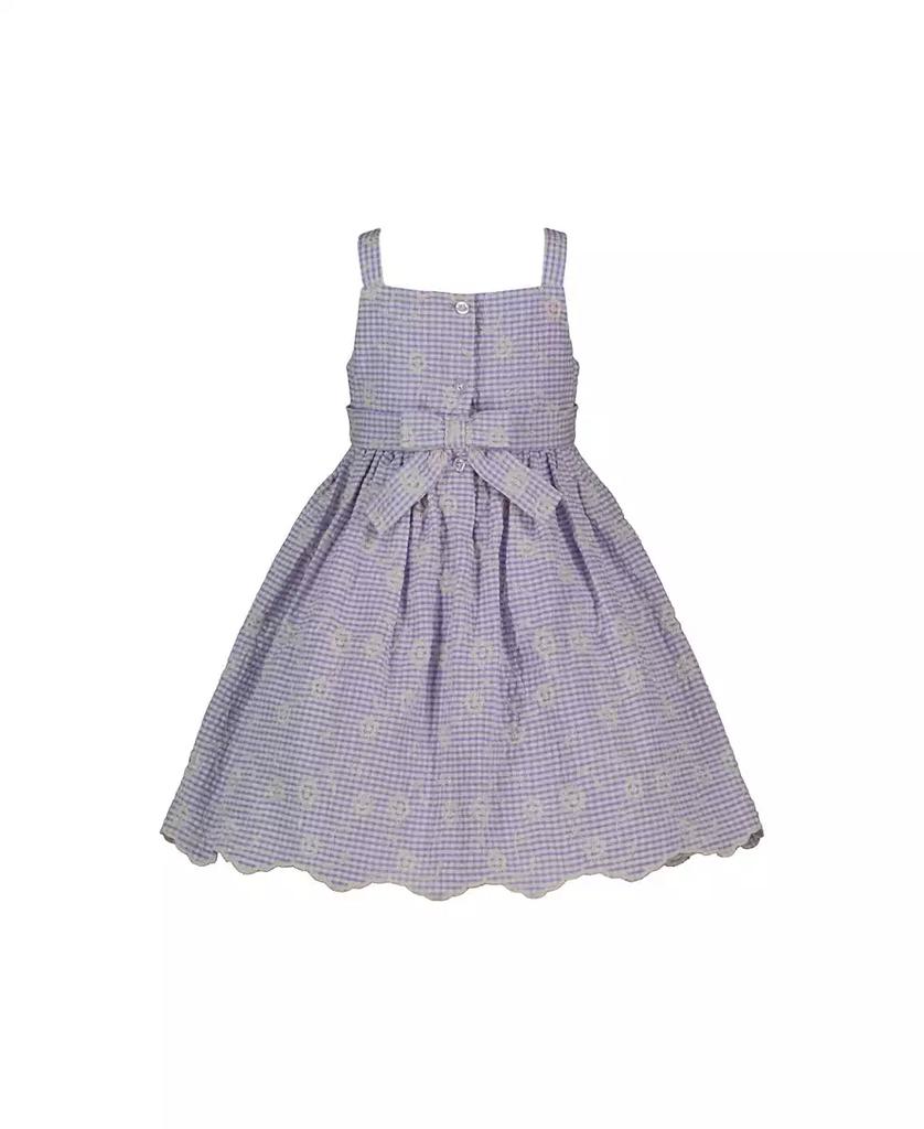 Blueberi Boulevard Toddler and Little Girls Eyelet Fit-and-Flare Fully Lined Sundress