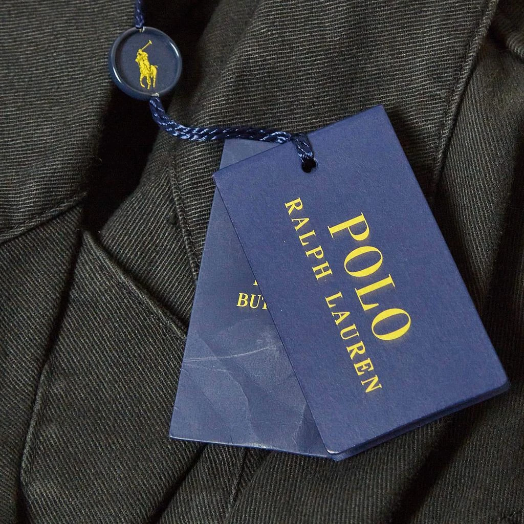 Ralph Lauren Polo Ralph Lauren Black Denim Double Breasted Officer's Jacket M 4