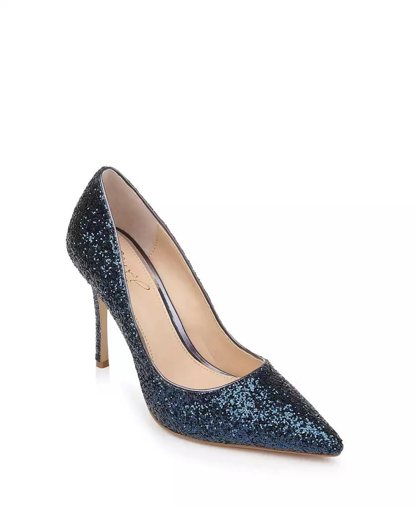 Badgley Mischka Women's Azalea Chunky Glitter Stiletto Evening Pumps 1