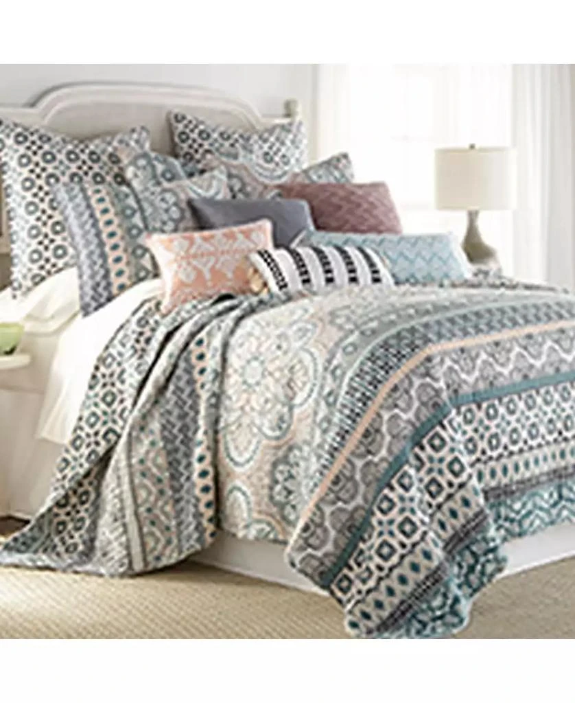 Levtex Addie Mediterranean Medallion Quilt Set 3