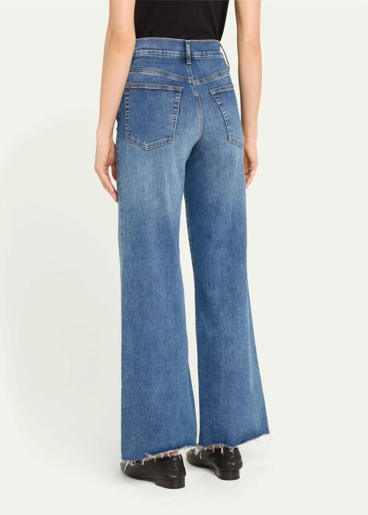 FRAME Frame - Le Slim Palazzo Fray Jeans 2