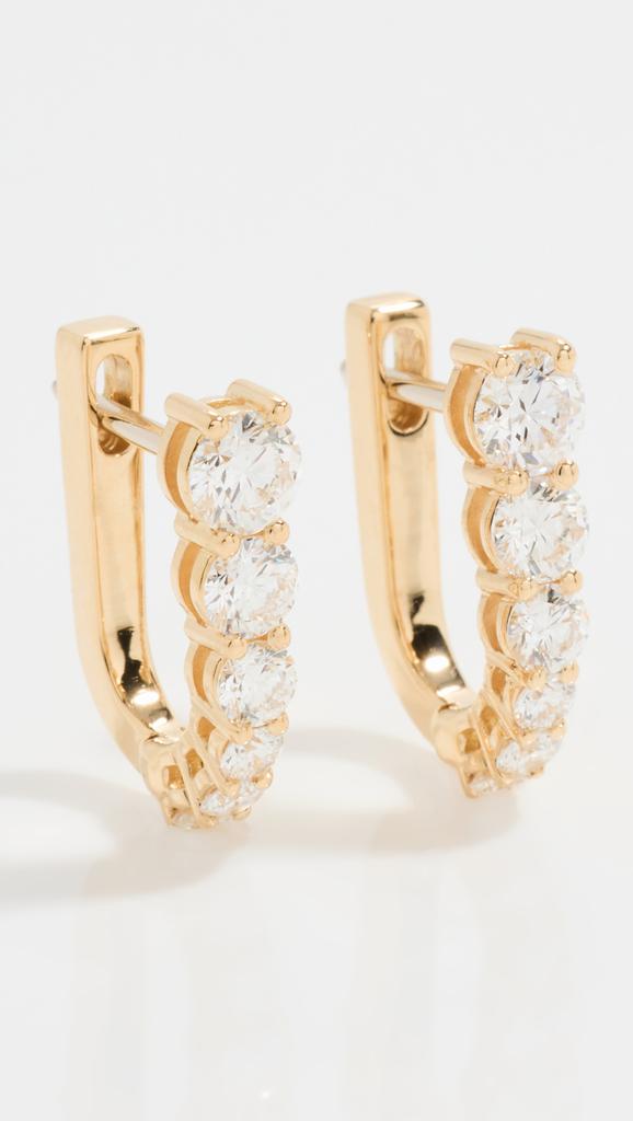 Melissa Kaye Aria U Huggie Hoops