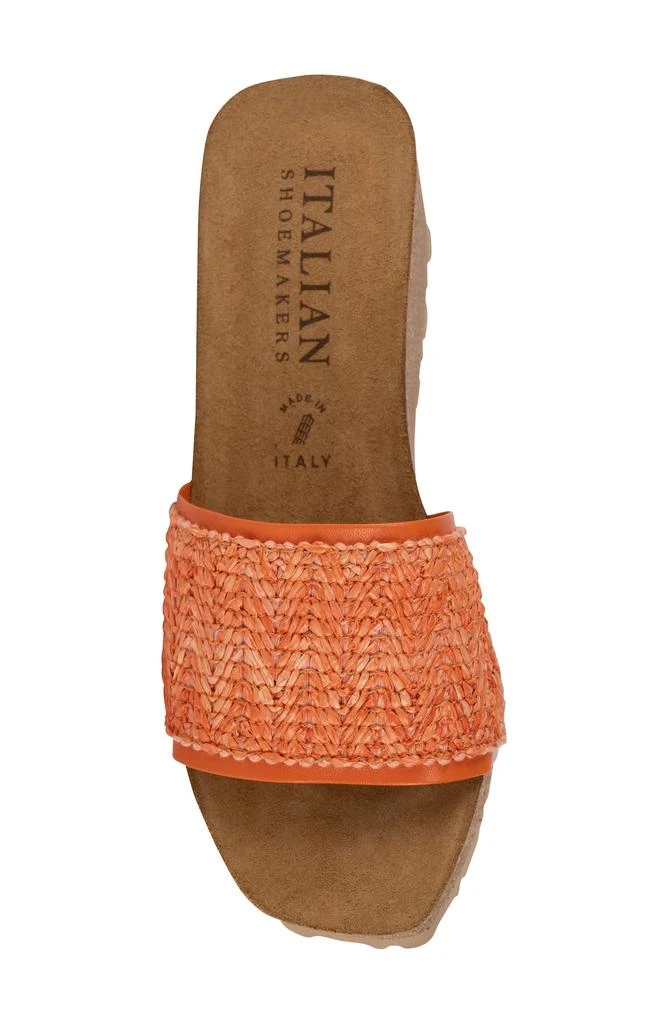 Italian Shoemakers Ibbie Platform Wedge Slide Sandal 5