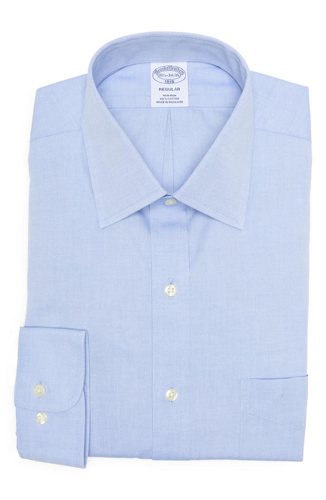 Brooks Brothers Non-Iron Long Sleeve Regular Fit Dress Shirt