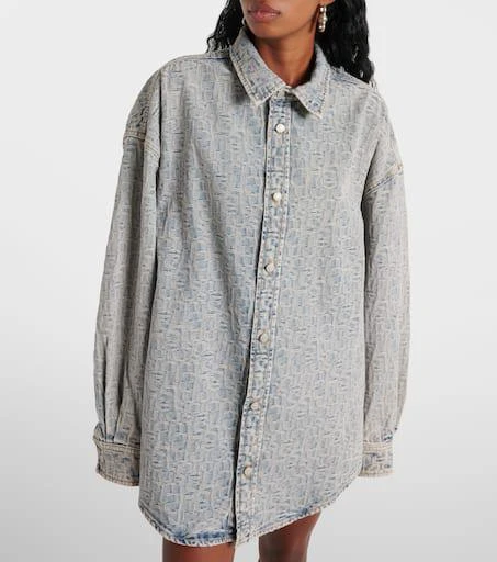 Acne Studios Setar monogram denim shirt 4