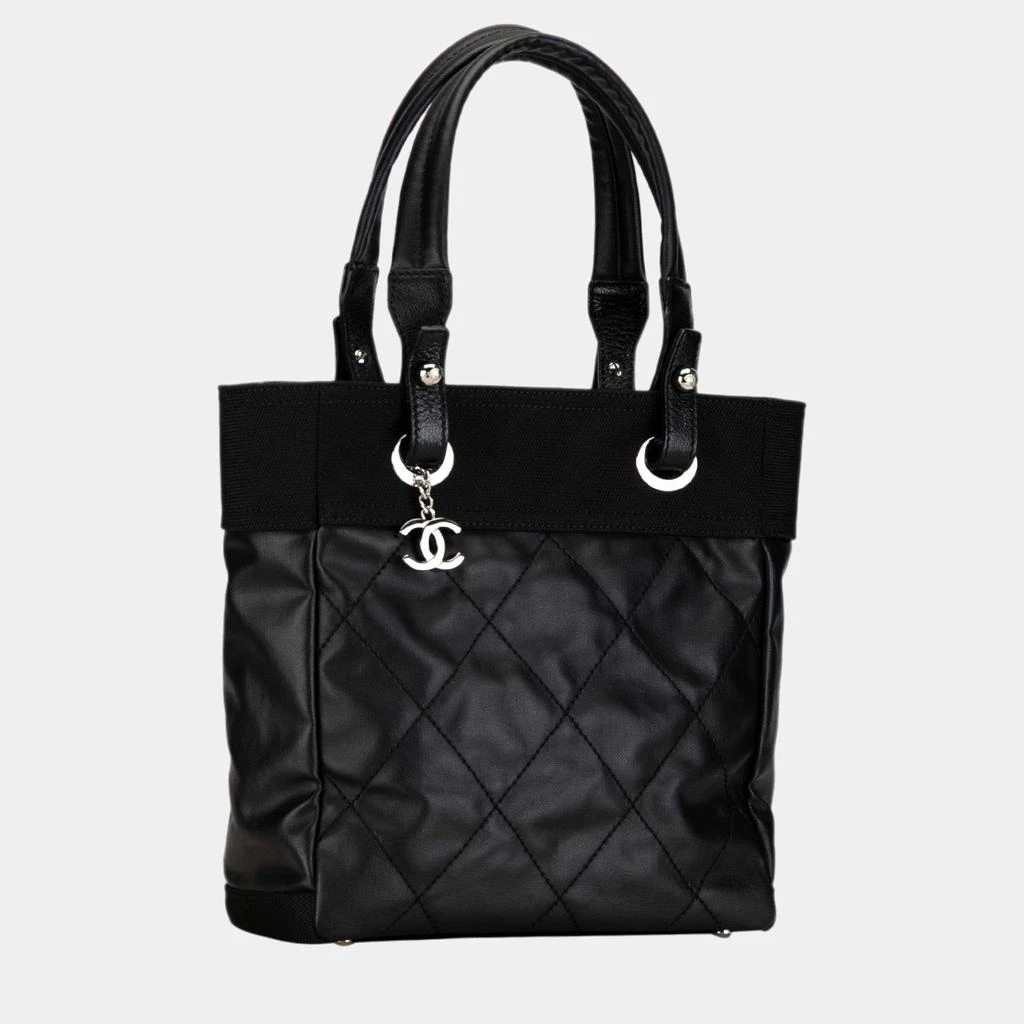 Chanel Chanel Black Paris Biarritz PM Tote 2
