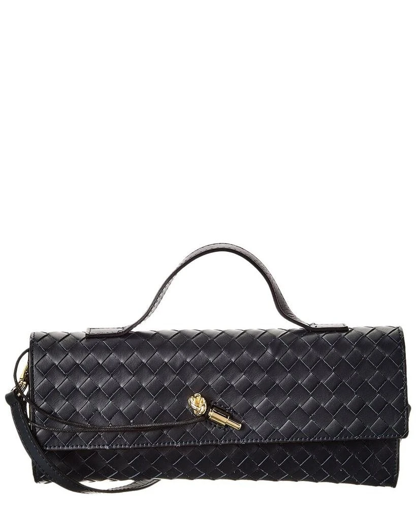 Persaman New York Bonnie Woven Leather Clutch 1