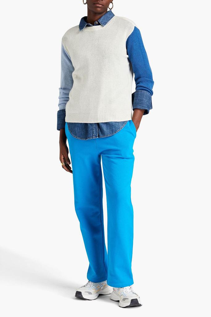 CHINTI & PARKER Color-block wool and cashmere-blend sweater