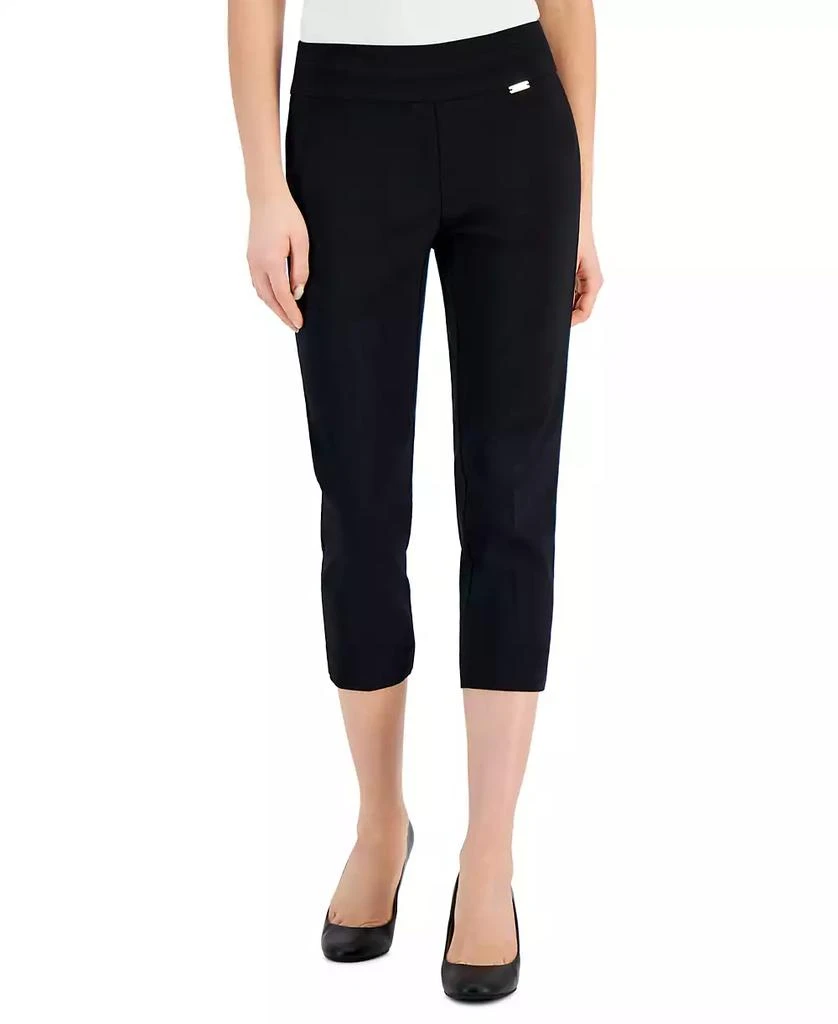 INC International Women's Tummy-Control Pull-On Capri Pants, Created for Macy's 1