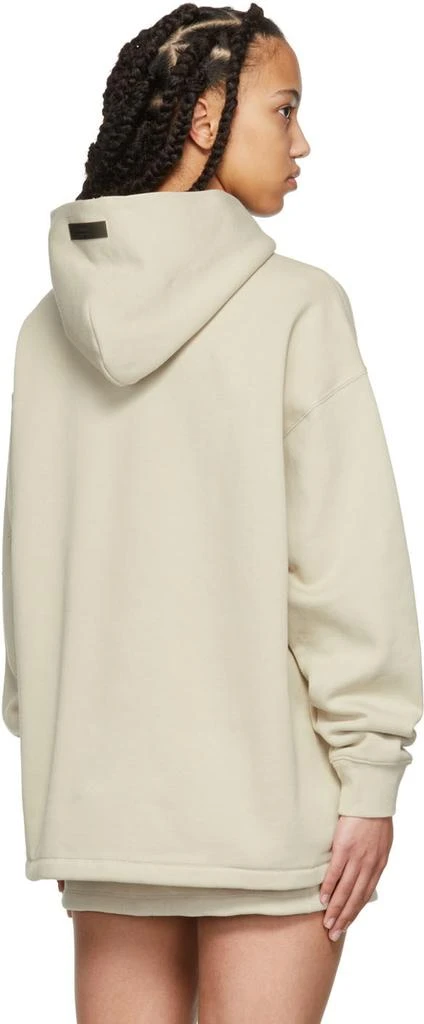 Fear of God ESSENTIALS Beige Relaxed Hoodie 3