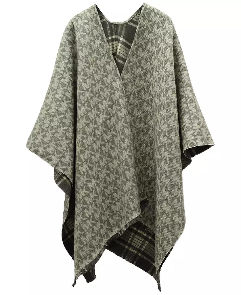 Michael Kors Michael Kors MK Plaid Reversible Ruana