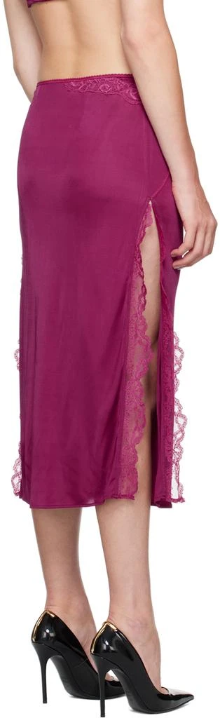 VAILLANT Pink Cigarette Midi Skirt 3